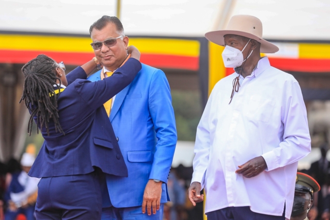 From 500K to Billion-Dollar Empire: President Museveni Honors Indian Businessman Barot Harshad with Top National Award-A Heartwarming Tale of Rags-To-Riches.